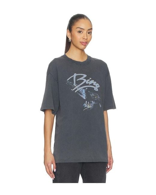 Anine Bing Blue Kent Eagle Tee