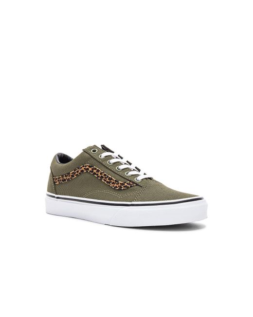 green cheetah vans