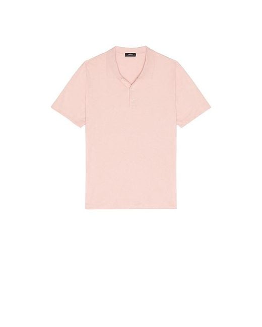 Theory Pink Bron Polo for men
