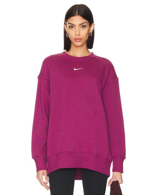 Nike Sportswear Phoenix Fleece in Pink | Lyst