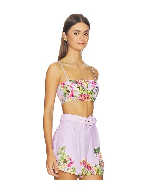 Hemant & Nandita White Bandeau Top