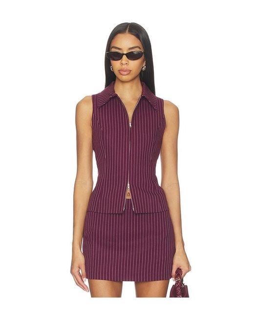 Artless Purple Kaia Vest