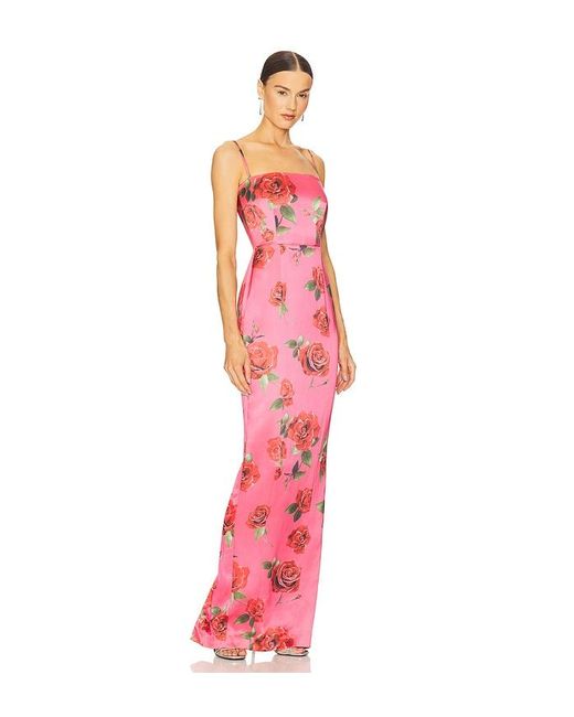 SAU LEE Red Sofia Dress