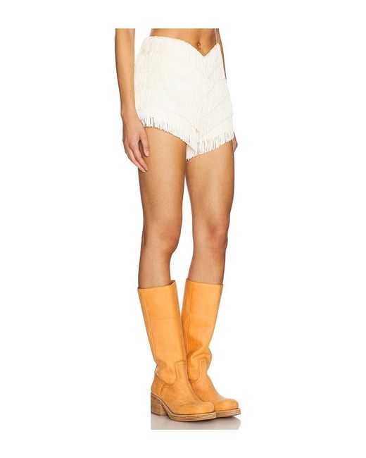 Lovers + Friends White Skorts Andi