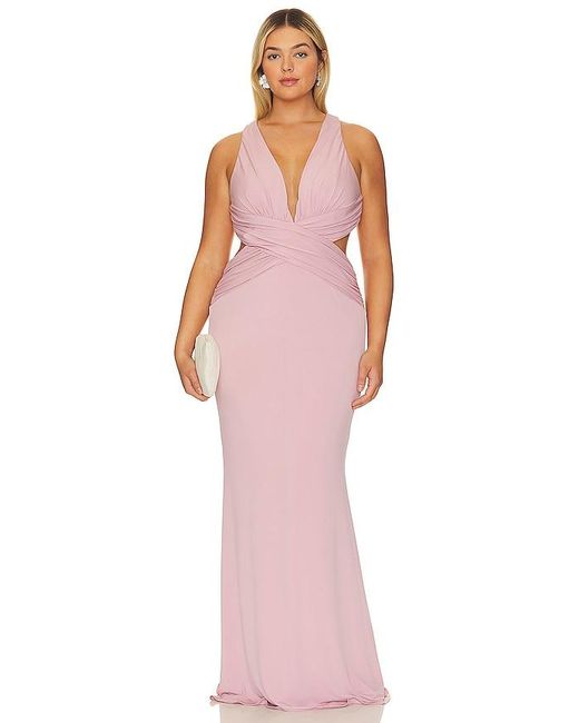 Katie May Pink X Revolve Secret Agent Gown