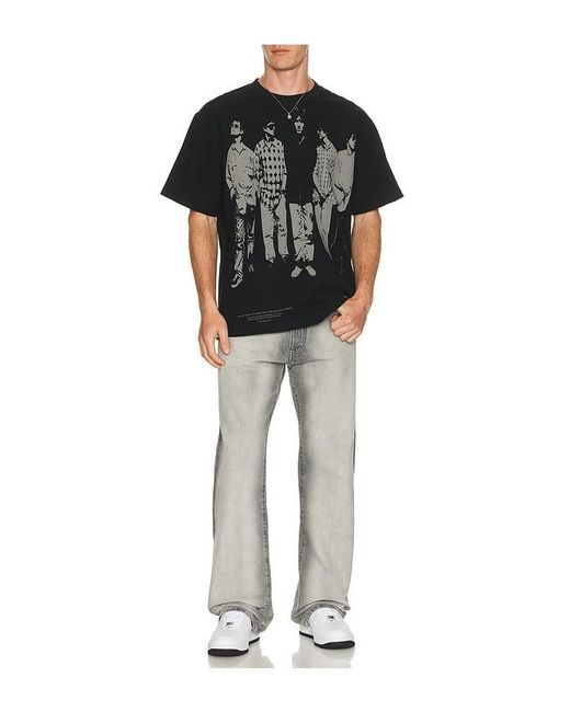 Pleasures Black X Oasis Definitely Heavyweight Shirt for men