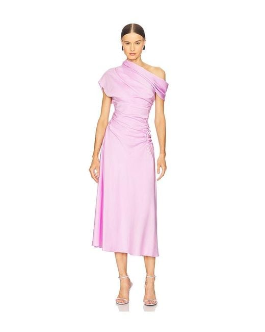 Jonathan Simkhai Pink Joanna Midi Dress