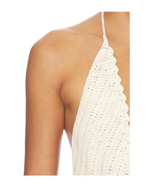MORE TO COME White Alice Tie Front Top