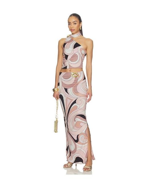 Cin Cin Multicolor Reverie Halo Maxi Skirt