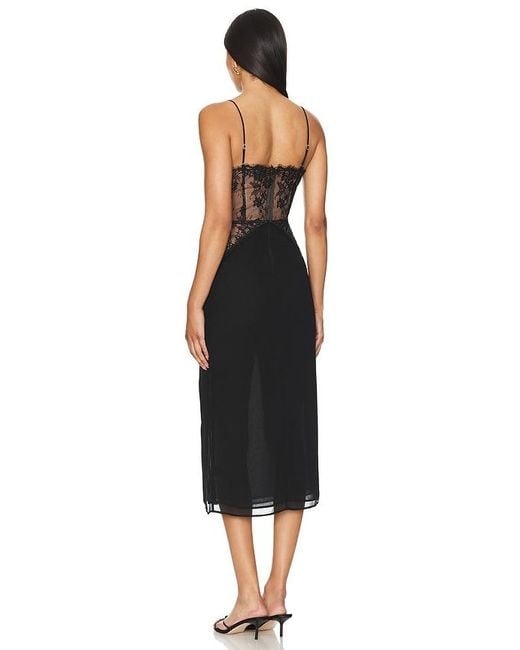 Nbd Black Rosabelle Midi Dress