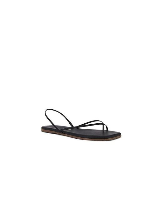 TKEES Black Square Toe Millie Sandal