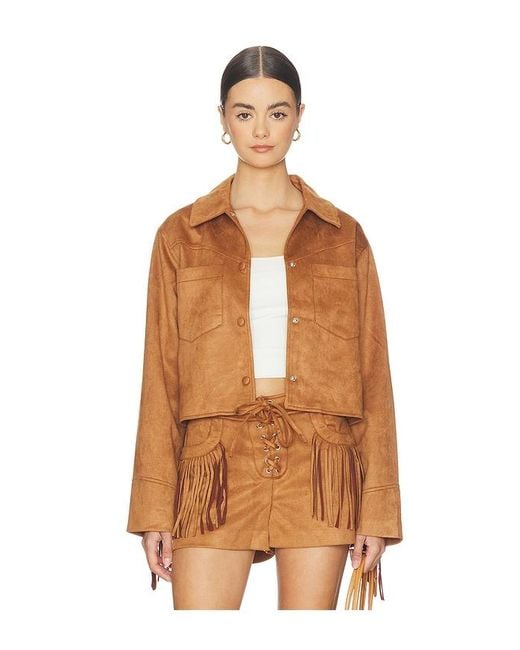 Steve Madden Natural Cheyenne Jacket
