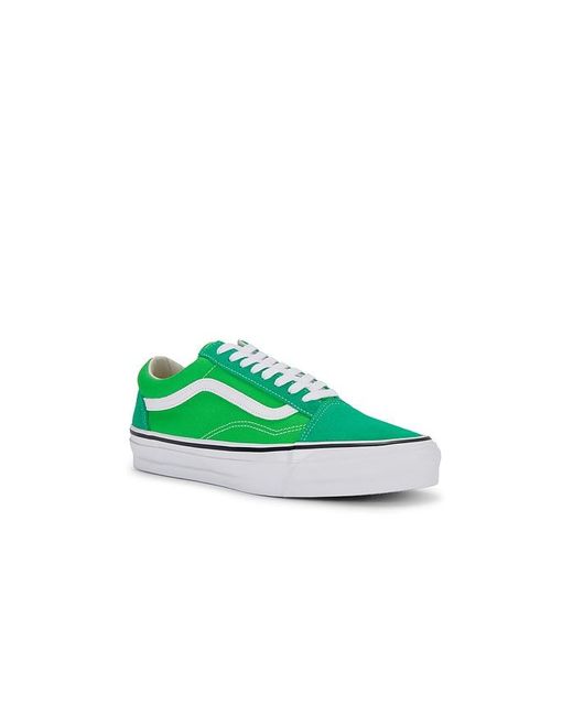 Vans Green Canvas Suede Old Skool Sneakers for men