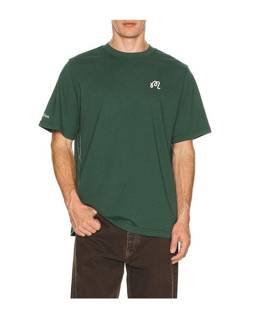 Malbon Green Bermuda Tee for men