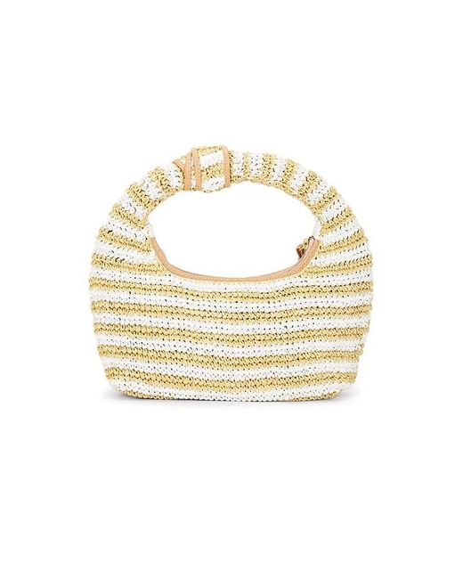 BTB Los Angeles Metallic Maeve Striped Hobo Bag