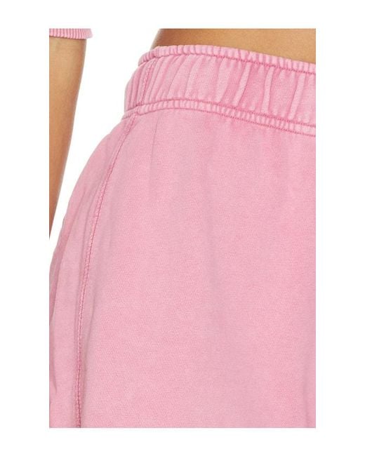 Bobi Pink Relaxed Gym Short