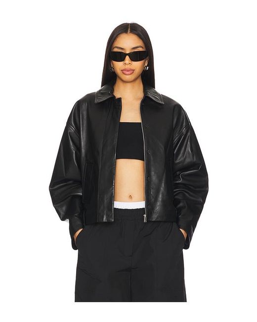 Jonathan Simkhai Black Everli Cropped Jacket