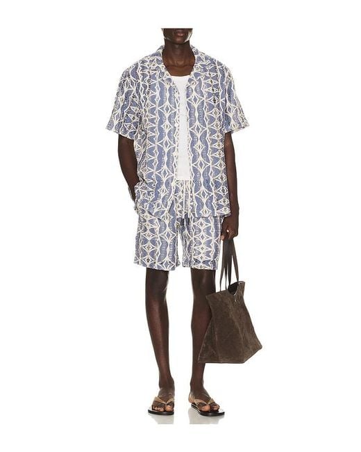 Oas White Nicola Shorts for men