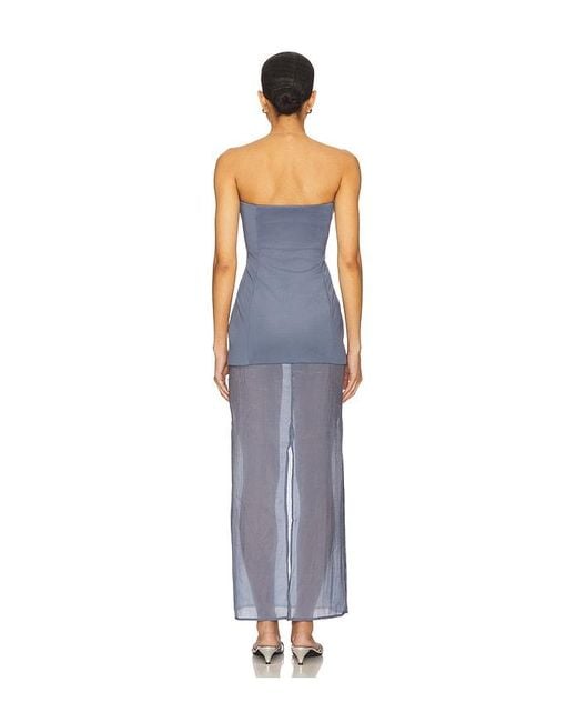 SNDY'S Blue X Revolve Chloe Sheer Dress