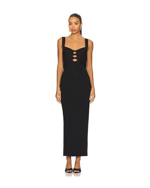 Hervé Léger Black Abendkleid Alessia