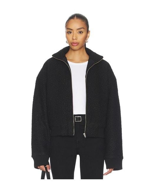 Lovers + Friends Black Emmie Sherpa Jacket