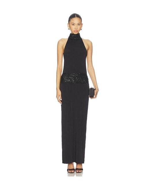 superdown Black Sabriana Gown