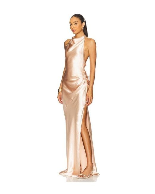 Lovers + Friends White Kamiah Gown