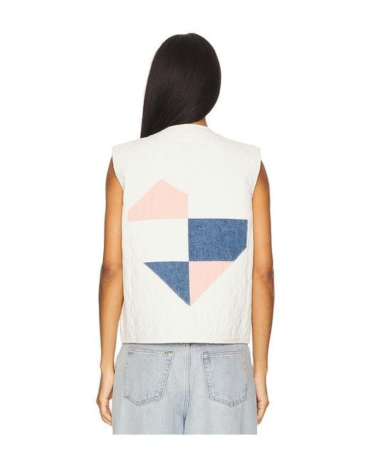 seventy + mochi White Aria Vest