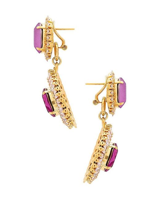 Anton Heunis Pink Fuchsia Spectrum Oval Disc Chandelier