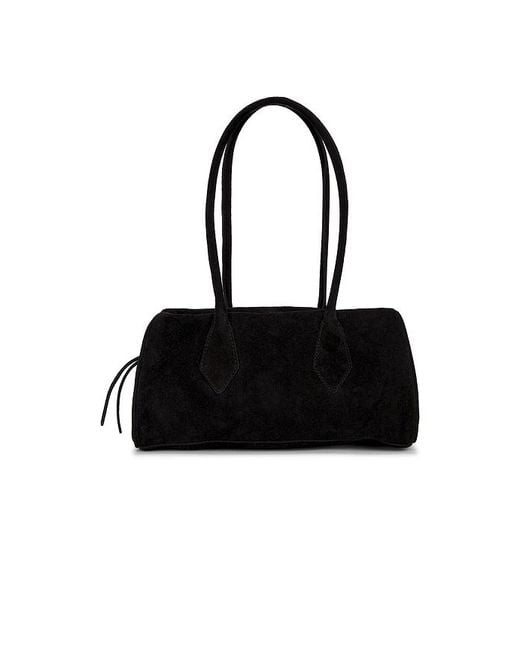 Free People Black Sierra Suede Shoulder Bag