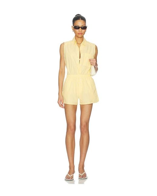 DONNI. Natural The Pop Sleeveless Shirt