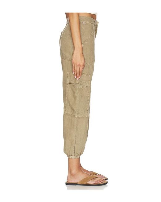 Citizens of Humanity Natural Ciela Balloon Utility Linen Pants