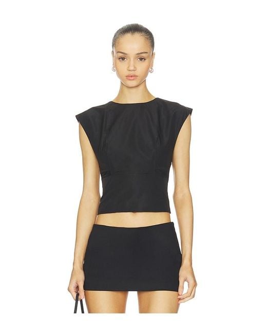 ALL THE WAYS Black Eliska Top