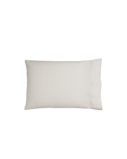 Conjunto De Funda De Almohada Linen En Talla (También En Parachute de color White