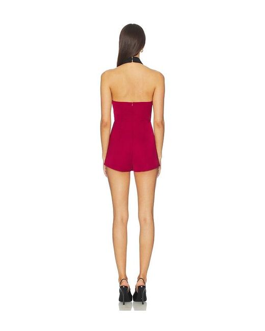 ALL THE WAYS Red Jemma Romper
