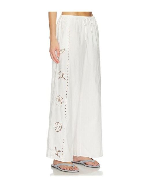 Tularosa White Nora Pant