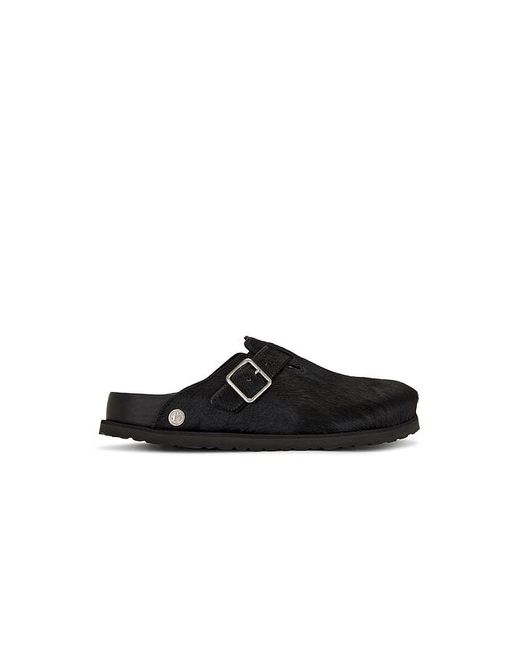 Birkenstock Black Boston Pony Hair Exq 1774 Mule for men