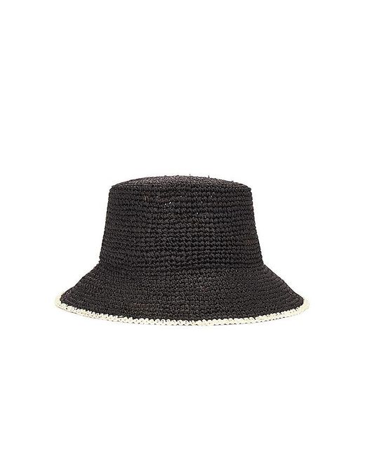 L*Space Black Isadora Bucket Hat