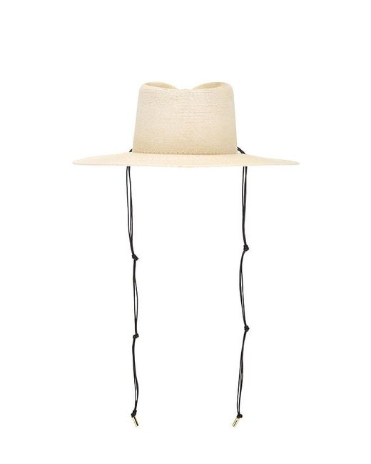 Janessa Leone White Codi Fedora Hat