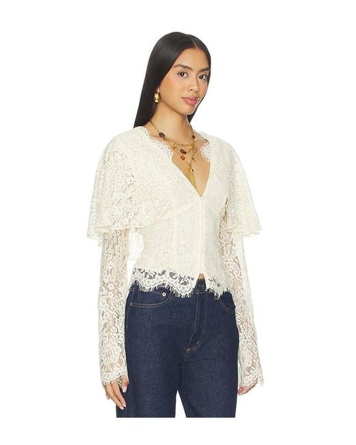 Tularosa White Clarissa Top