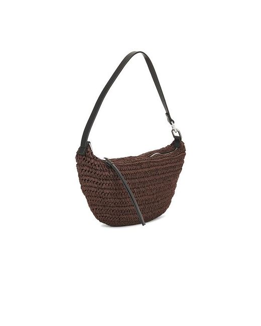 AllSaints Brown Luna Micro Paper Bag