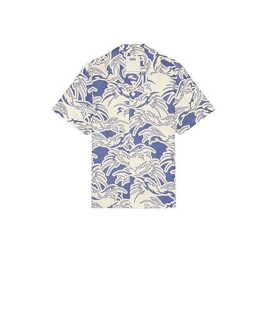 Oas Blue Rouge Cuba Shirt for men
