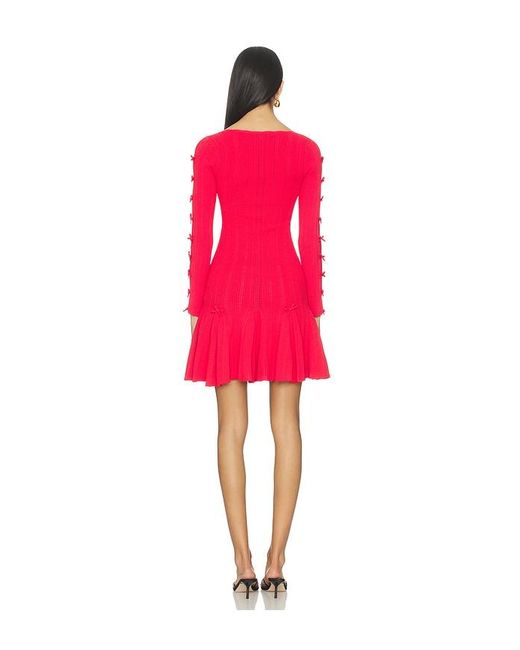 LoveShackFancy Red Seychelle Dress