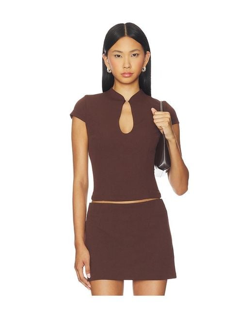 Runaway the Label Brown Oberteil Vieno