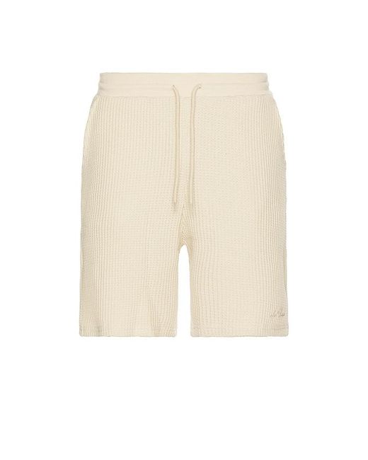 Les Deux White Otto Waffle Jersey Shorts for men