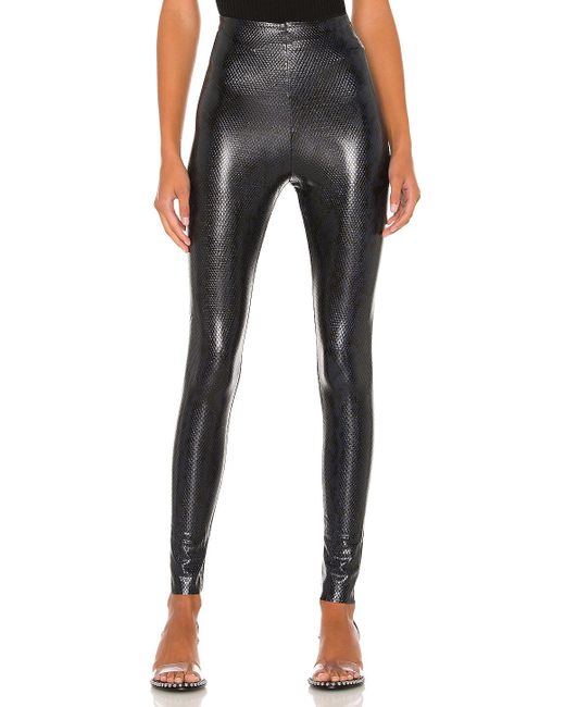 Commando Faux Leather Animal Legging 