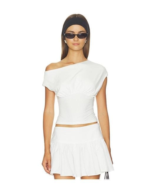 ALL THE WAYS White Ruth Top
