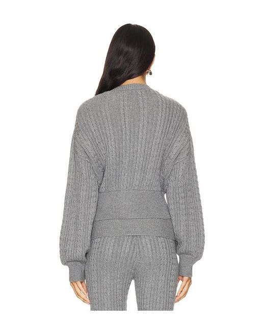 Lovers + Friends Gray X Emily Gemma Bessie Cardigan