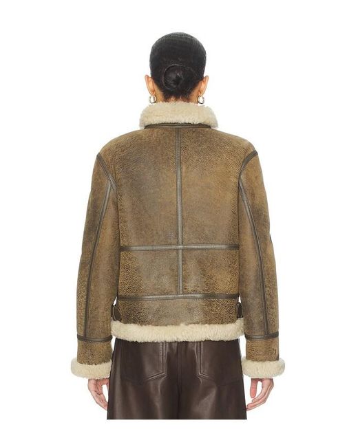 AllSaints Brown Lorel Vintage Jacket