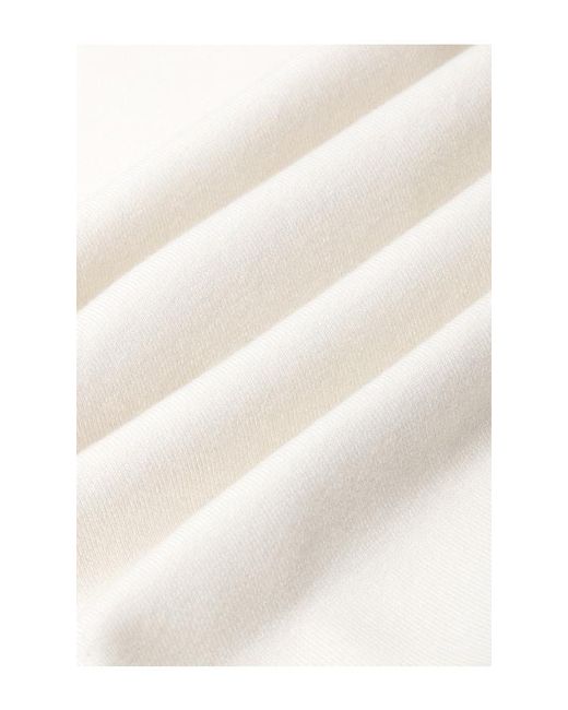 HAELO White Twist Sweater